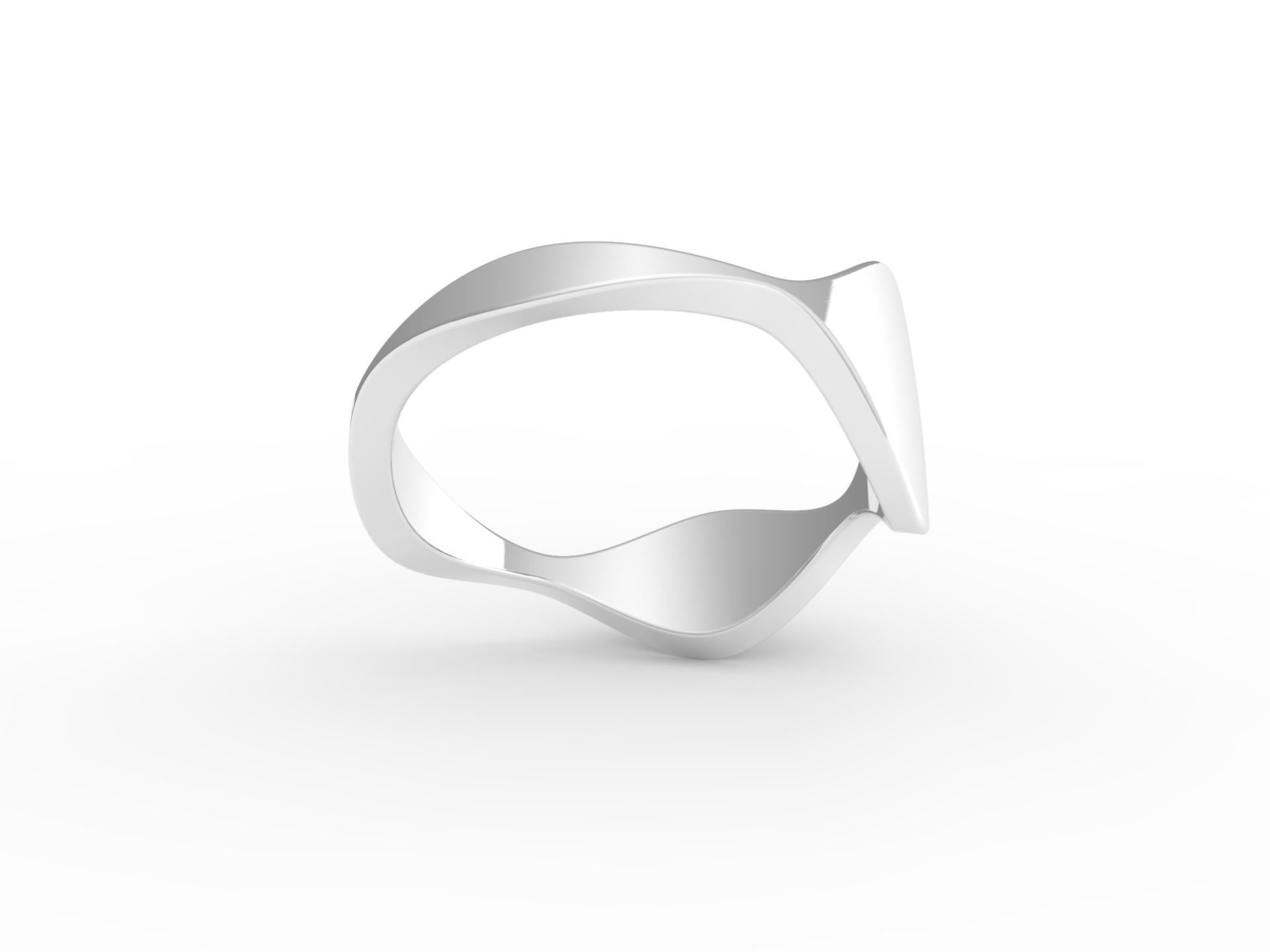 L'eau Nº3 Sterling Silver Ring by House New York 1