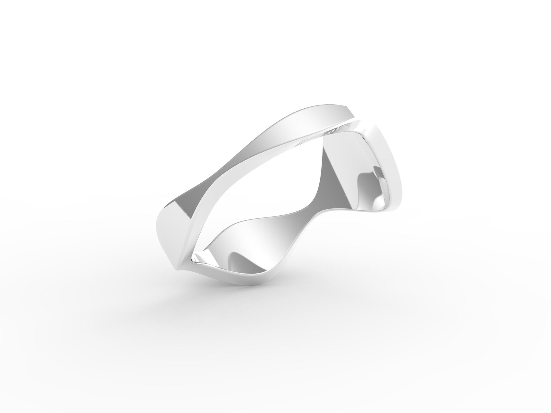 L'eau Nº3 Sterling Silver Ring by House New York 2