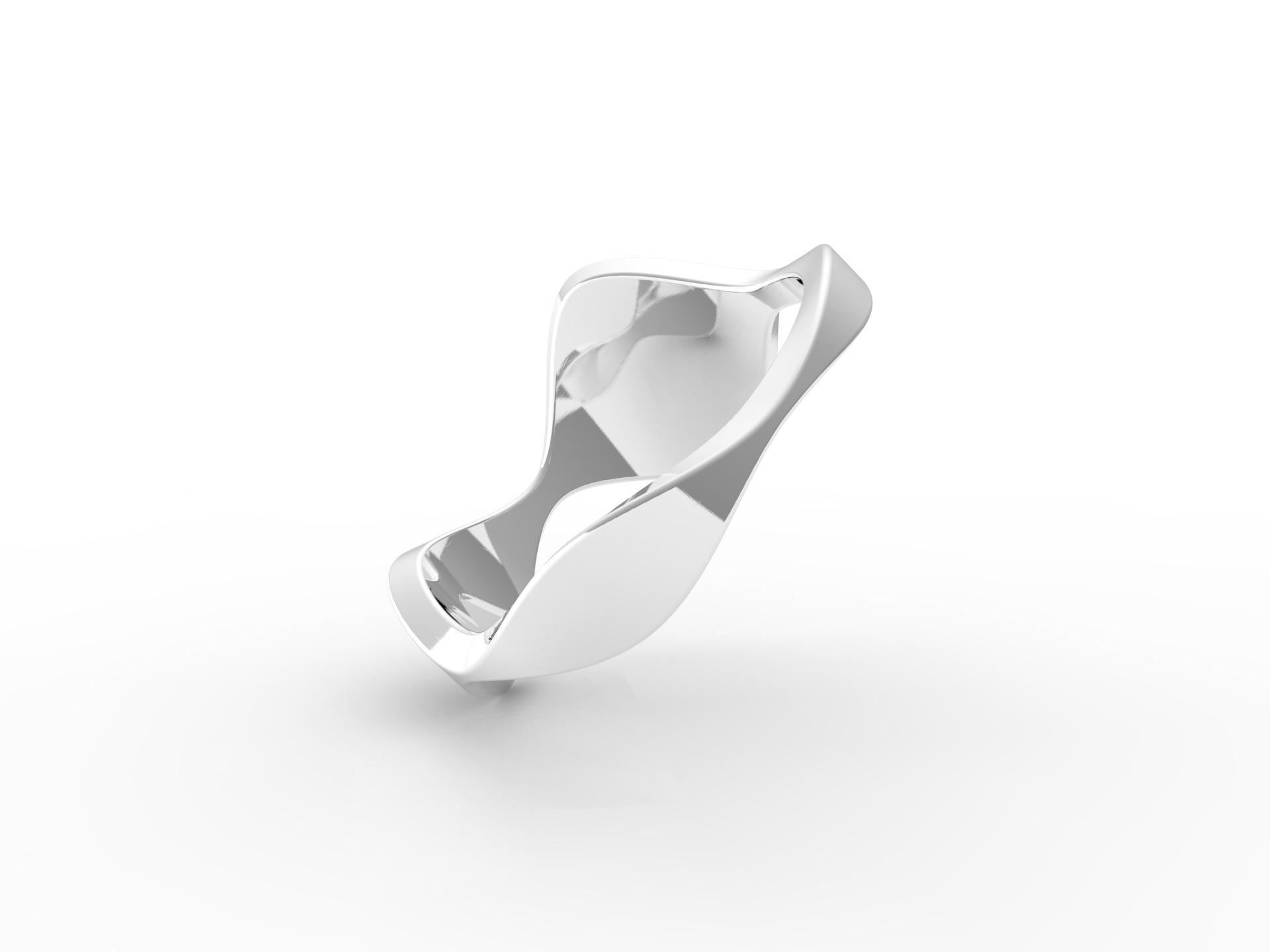 L'eau Nº3 Sterling Silver Ring by House New York 3