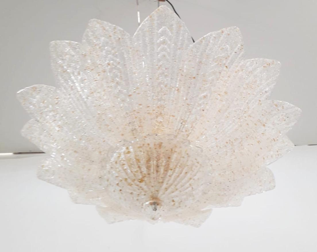 Contemporary Leaves Flushmount by Fabio Ltd For Sale