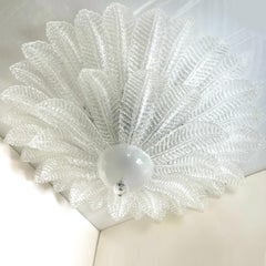 Empotrable de cristal de Murano con acabado Graniglia Hojas
