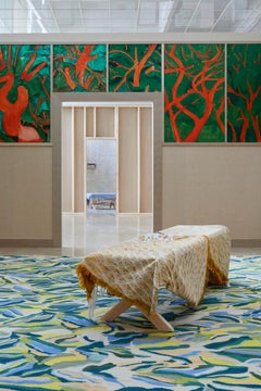 Leaves & Grass Rug by Volver Studios