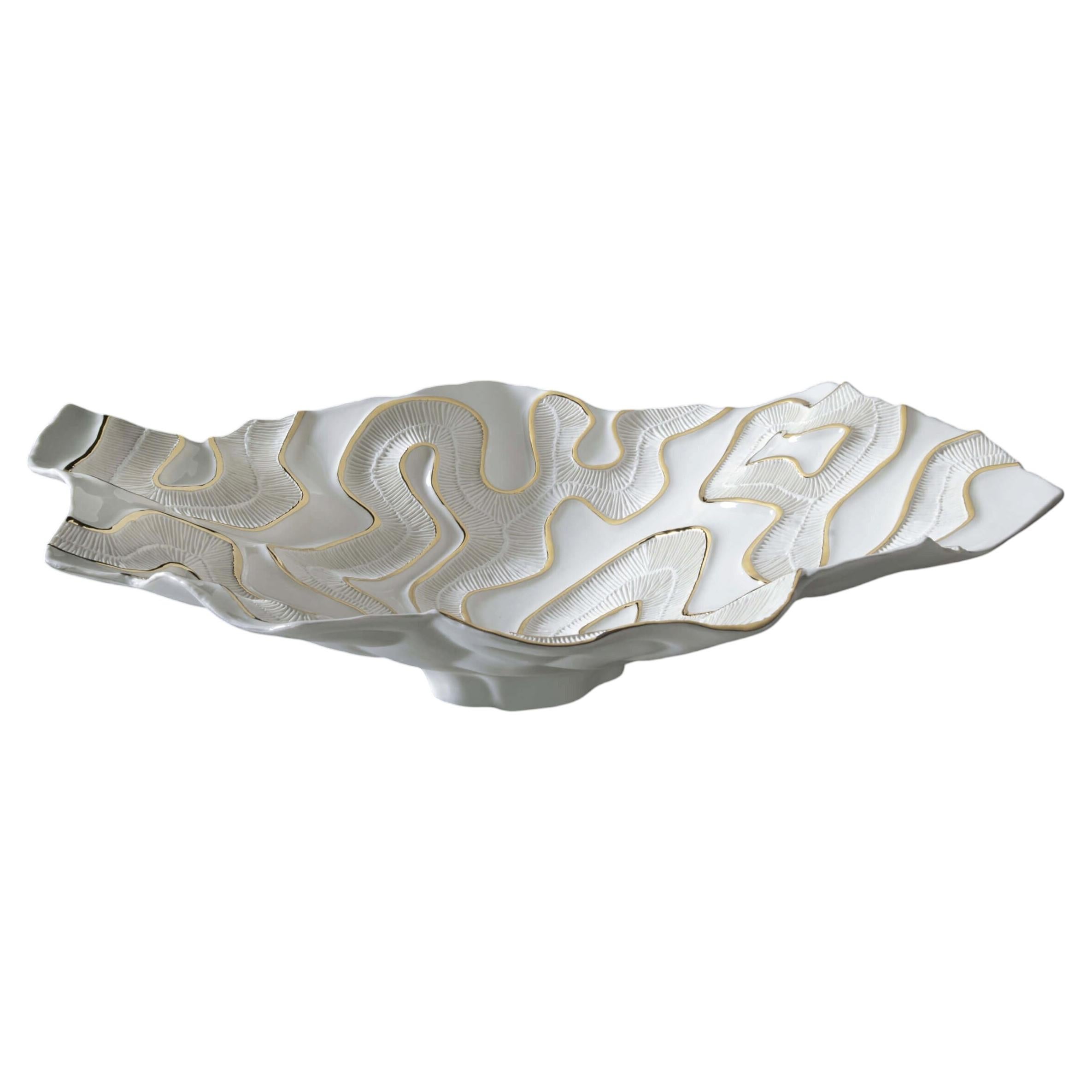 Leaves n'Gold Bowl For Sale
