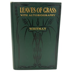 Leaves of Grassby Walt Whitman, Later Printing, in Original Boards and Scarce DJ