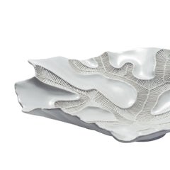Leaves White Bowl
