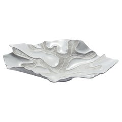 Leaves White Bowl