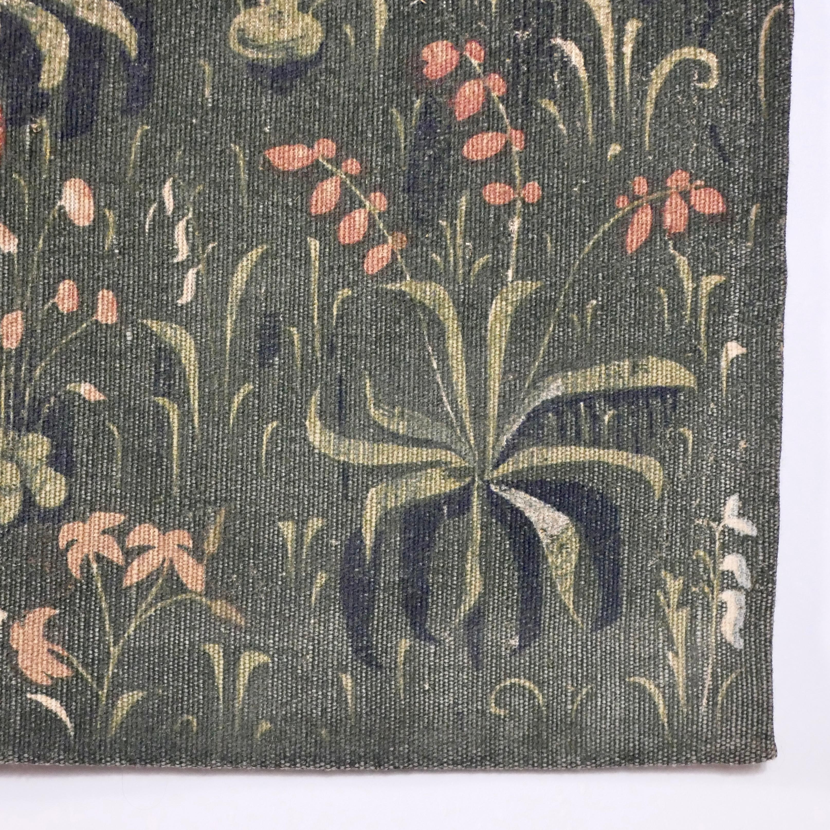 Leaving for the Hunt tapestry, Ateliers d'Art de Rambouillet, France, 1950s 7