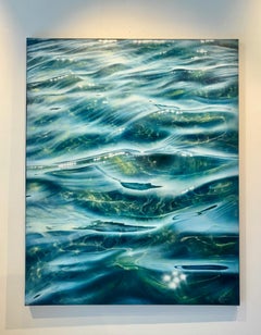 Ocean Symphony -  realism seascape original modern oil painting-contemporary Art
