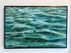 Tidal Whisper II-original Contemporary realism seascape oil on canvas painting