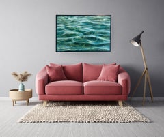 Tidal Whisper II - original modern realism seascape -oil contemporary artwork