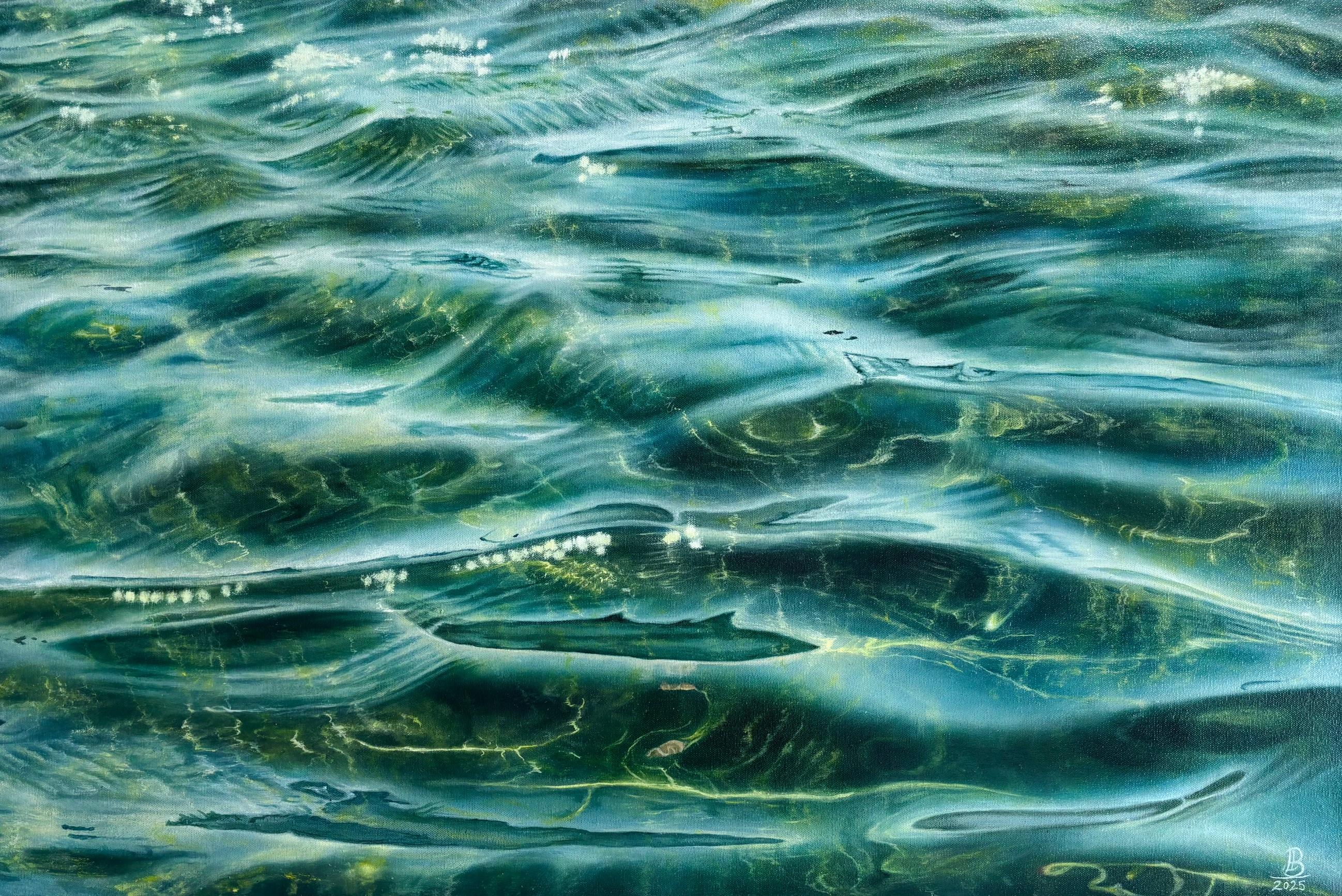 Tidal Whisper II - opera d'arte contemporanea ad olio, originale e di moderno realismo.