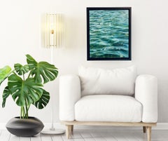 Tidal Whisper - original modern realism seascape -oil painting-contemporary art