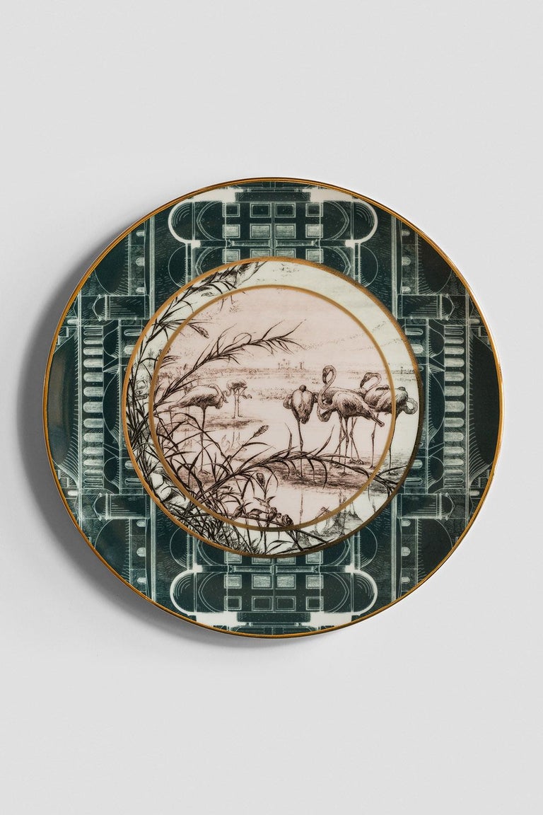 Lebanon Porcelain Dinner Plate, Made in Italy For Sale at 1stDibs