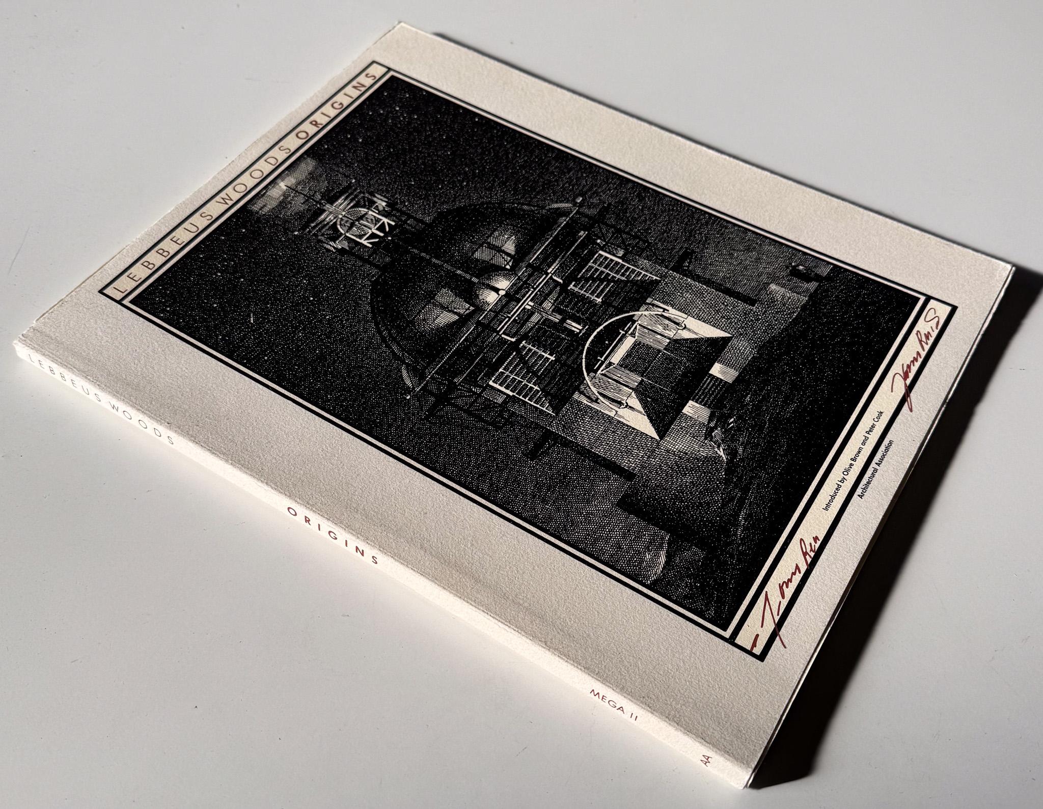 Catalog published to coincide with the exhibition of visionary American architect Lebbeus Woods’s drawings, sketches, and models, held at the Architectural Association in London from September 27-October 26, 1985. With text by Woods along with