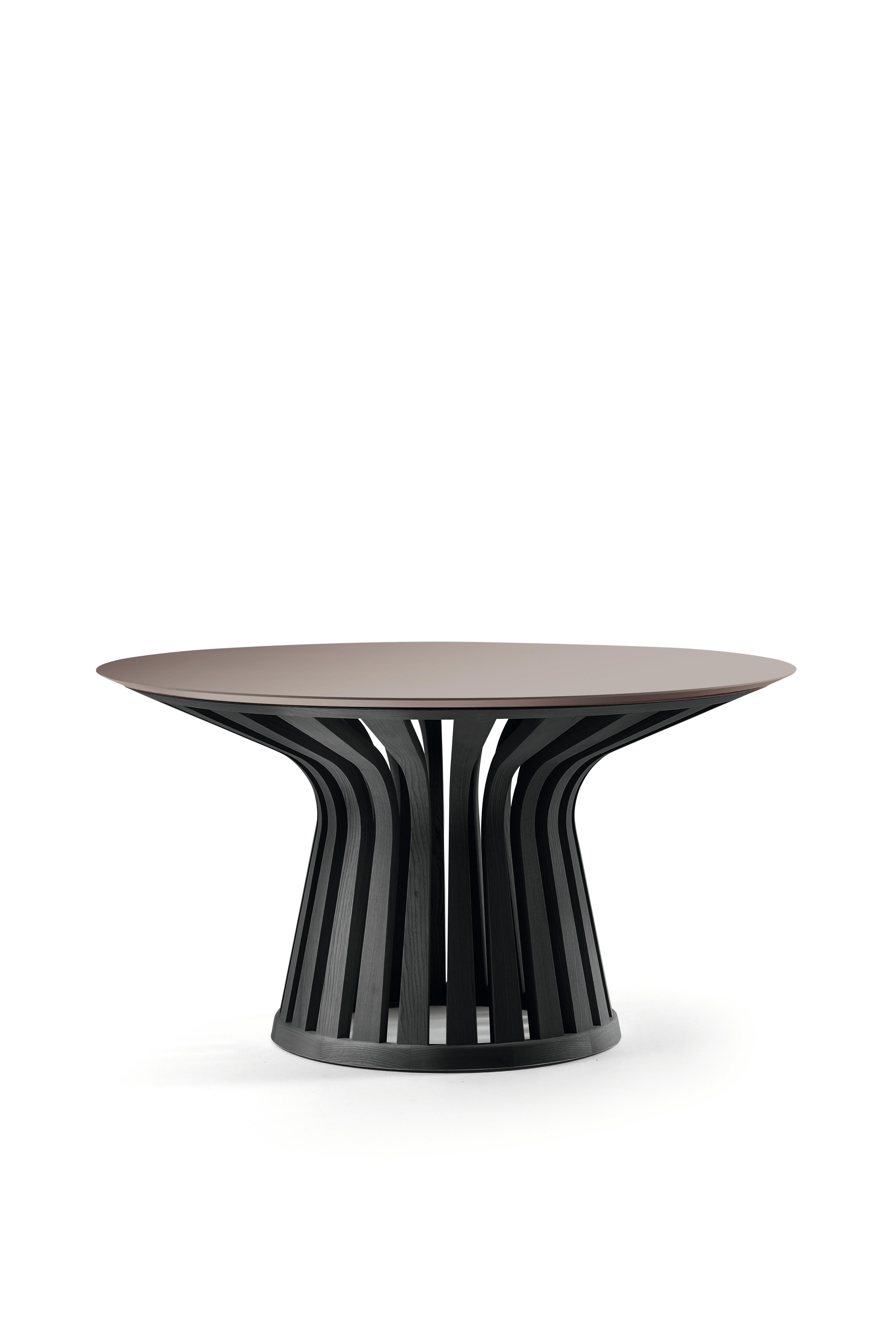 Lebeau-Tisch aus Holz und Marmor von Patrick Jouin im Angebot 3