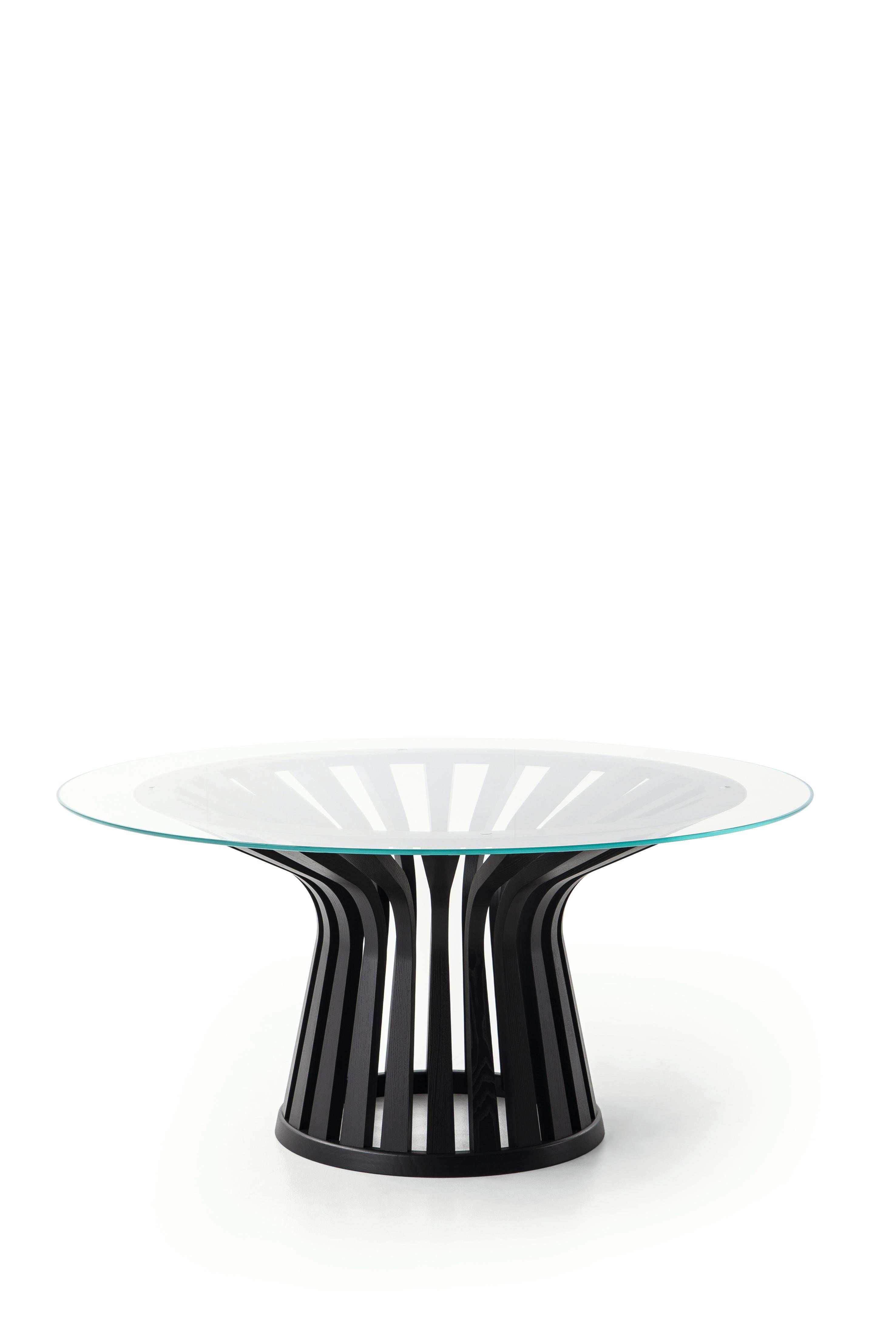 Lebeau-Tisch aus Holz und Marmor von Patrick Jouin im Angebot 4