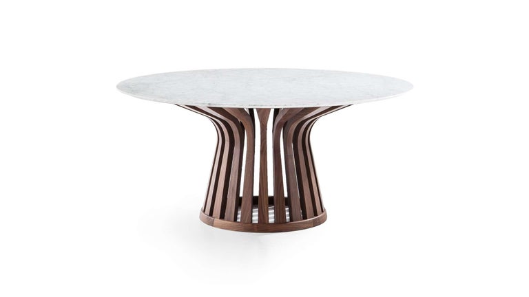 Aluminum Lebeau Wood Table by Patrick Jouin for Cassina, Italy, 2022 For Sale