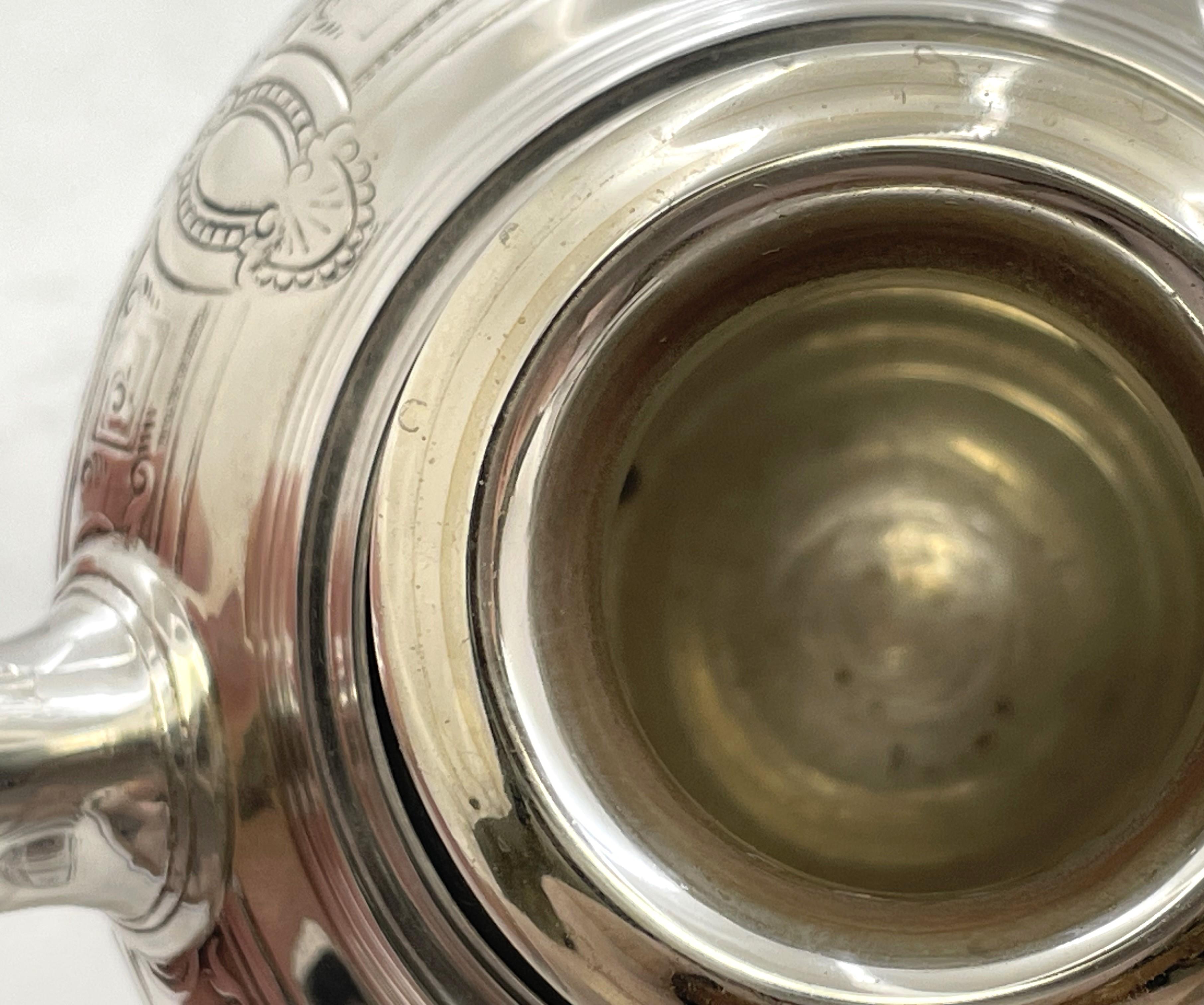 Caraffa termica d'argento Lebkuecher for Grogan del XIX secolo. in vendita 7