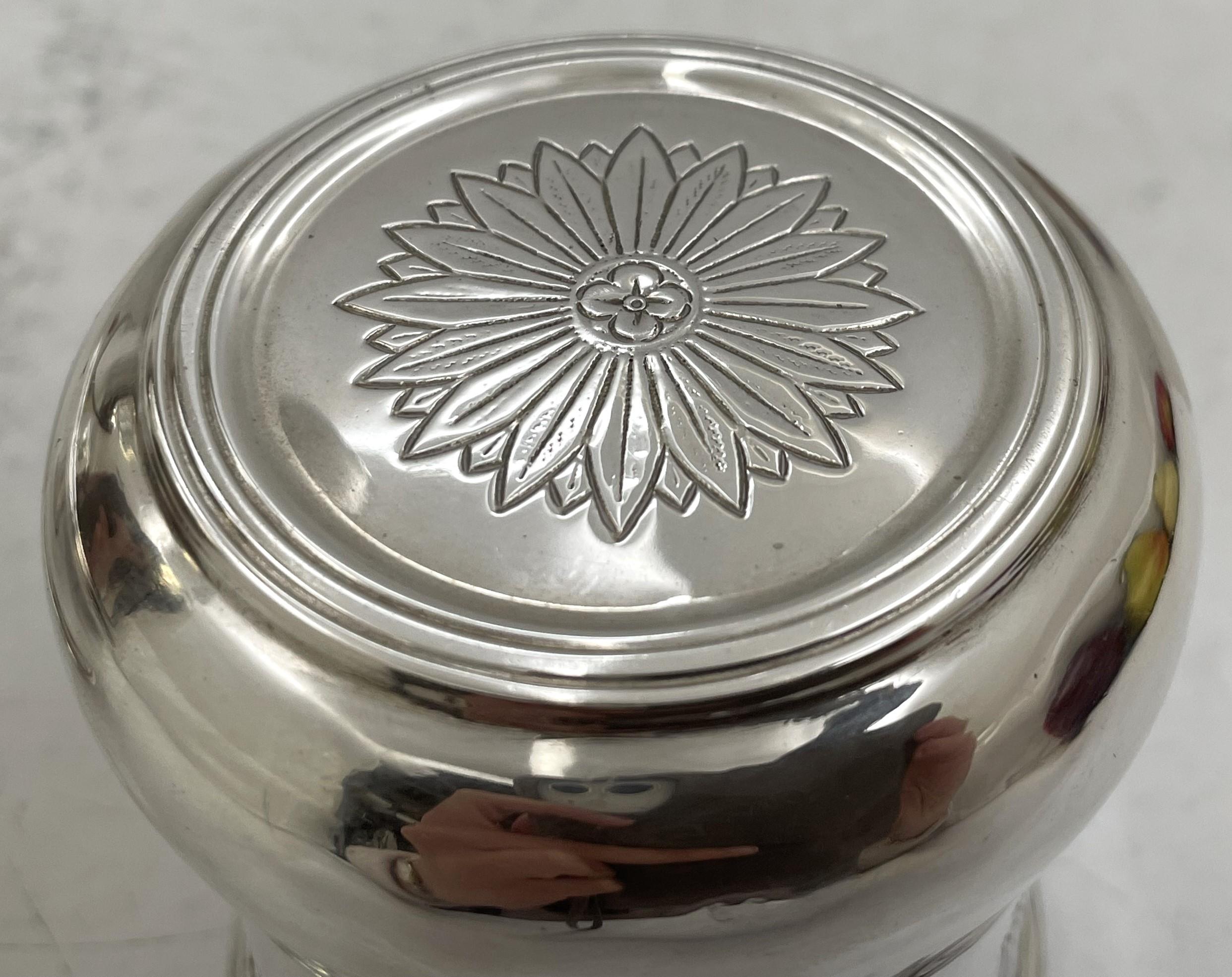 Caraffa termica d'argento Lebkuecher for Grogan del XIX secolo. in vendita 2