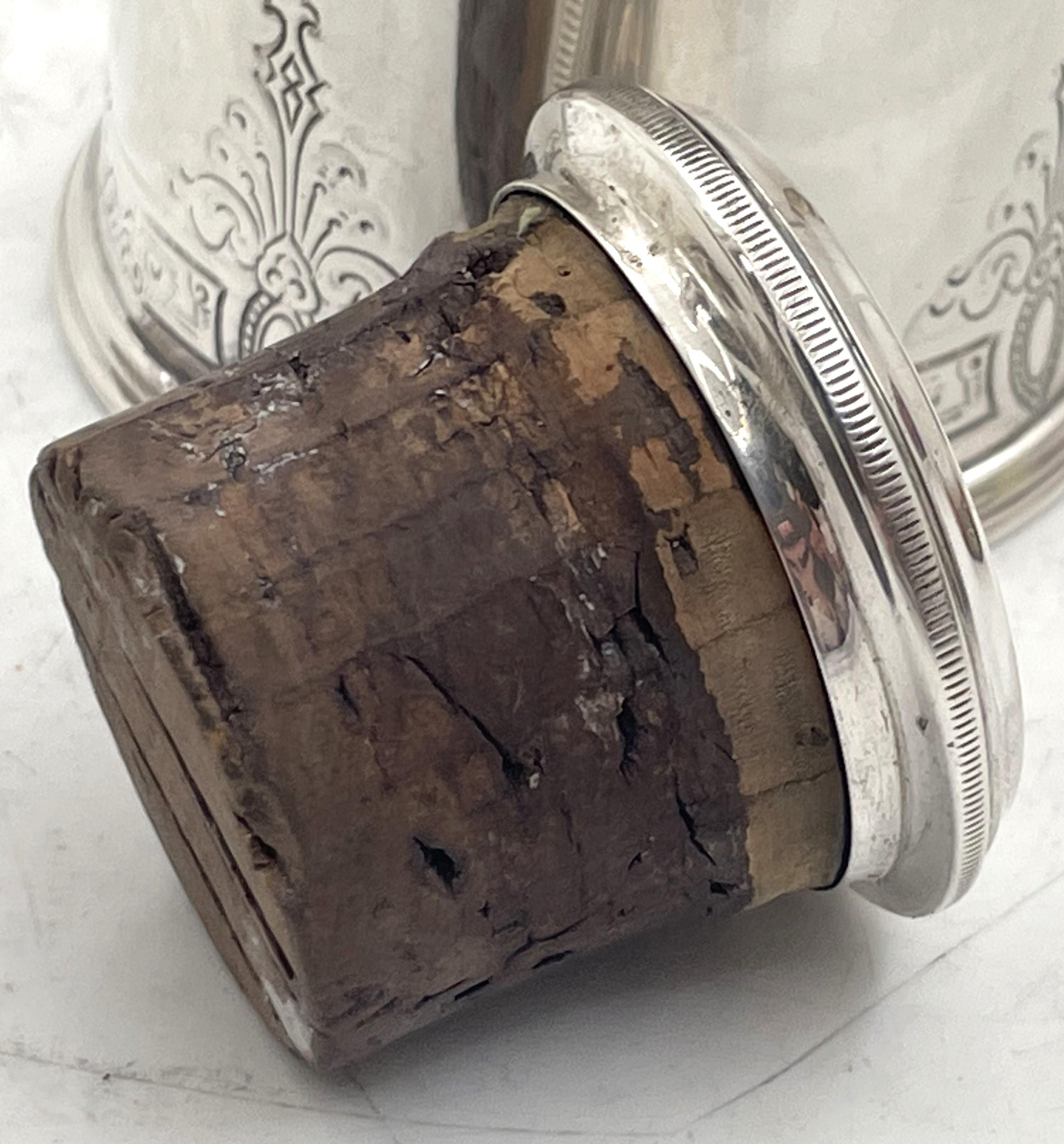 Argento Caraffa termica d'argento Lebkuecher for Grogan del XIX secolo. in vendita