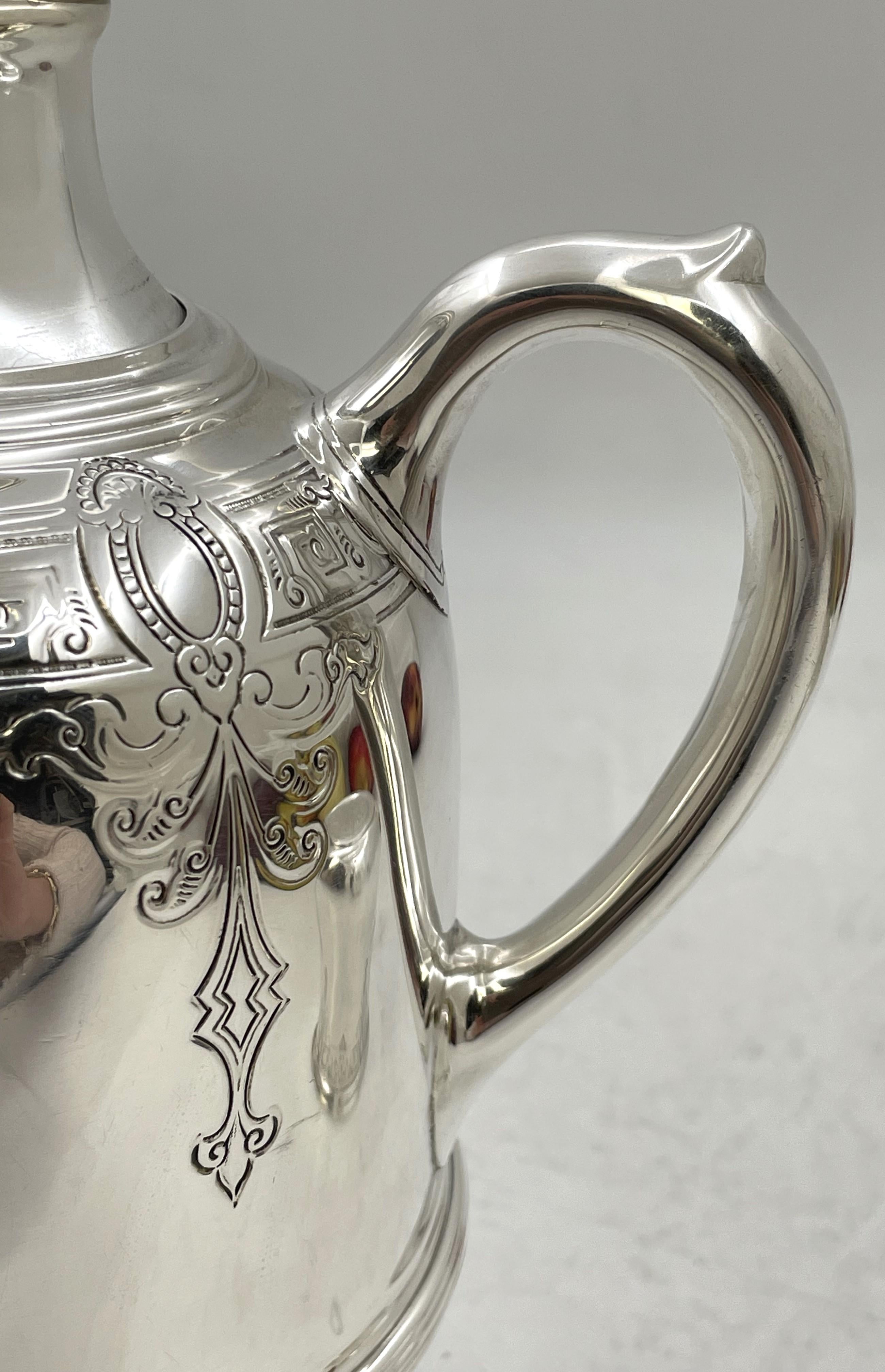 Caraffa termica d'argento Lebkuecher for Grogan del XIX secolo. in vendita 4