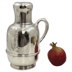 Lebkuecher for Grogan Sterling Silver Thermal Hot Water Jug/ Carafe from 19th C.