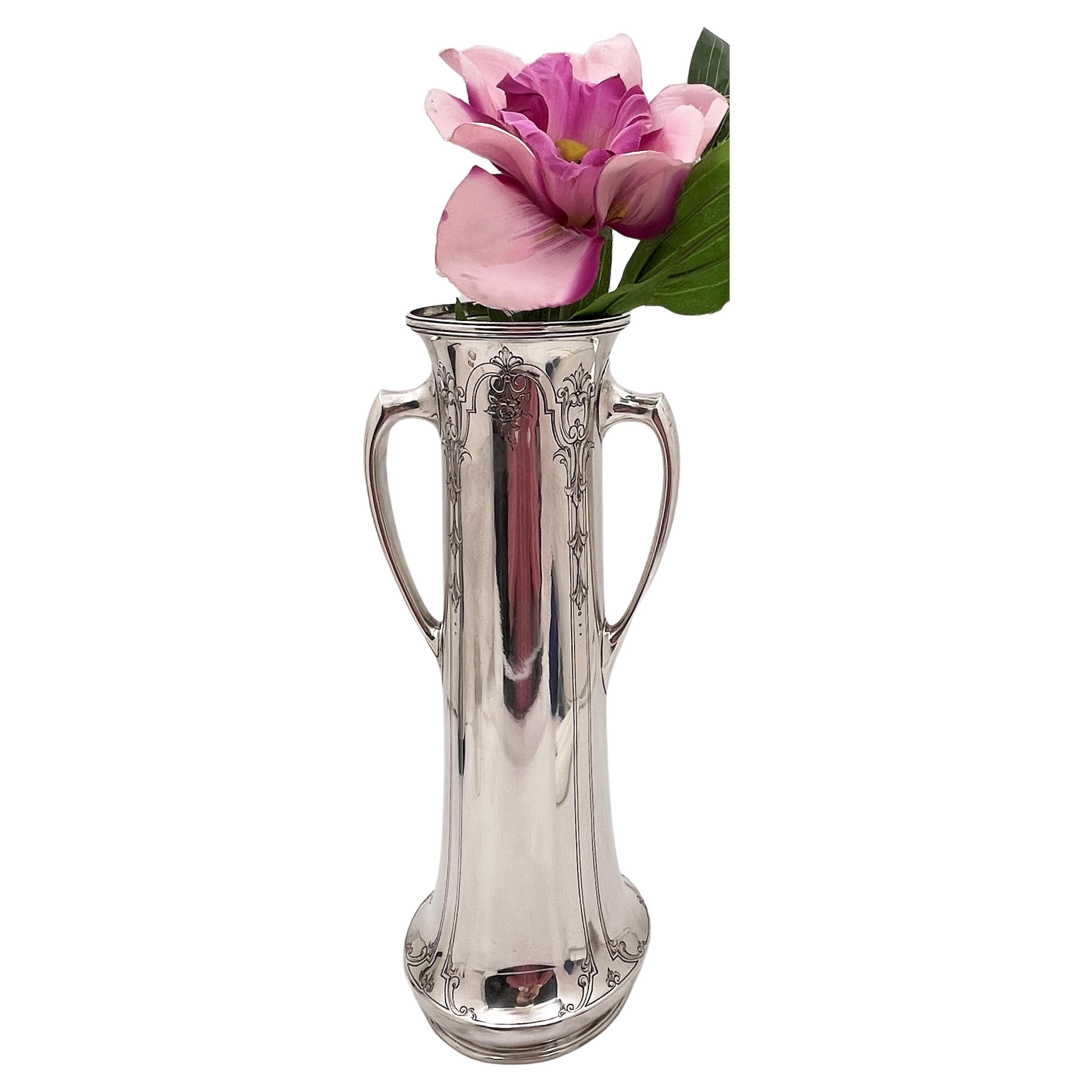 Willem Brouwer Dutch Art Nouveau or Arts and Crafts Pottery Vase, circa