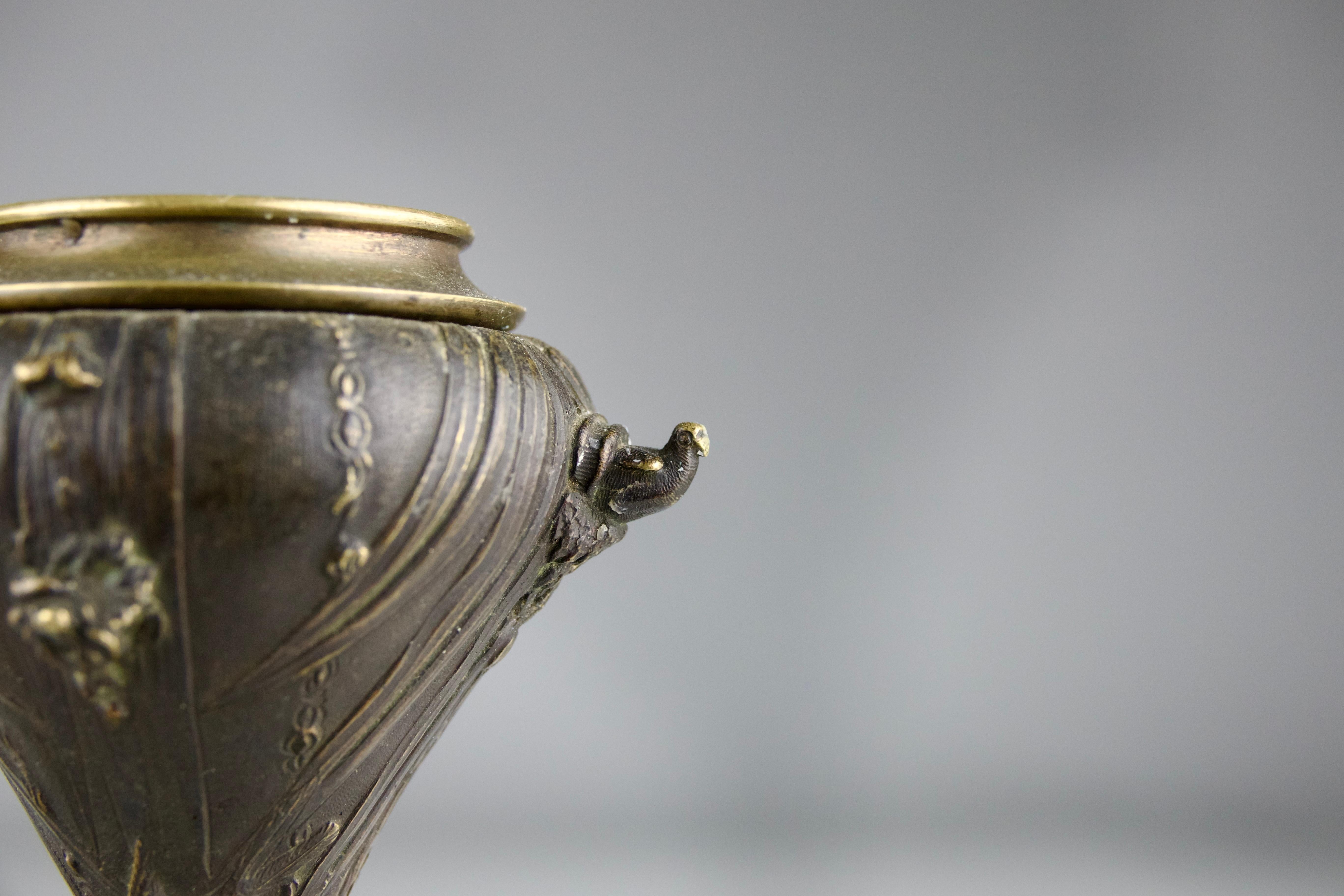Porte-bougies Leblanc Barbedienne, fin des années 1800, France en vente 2