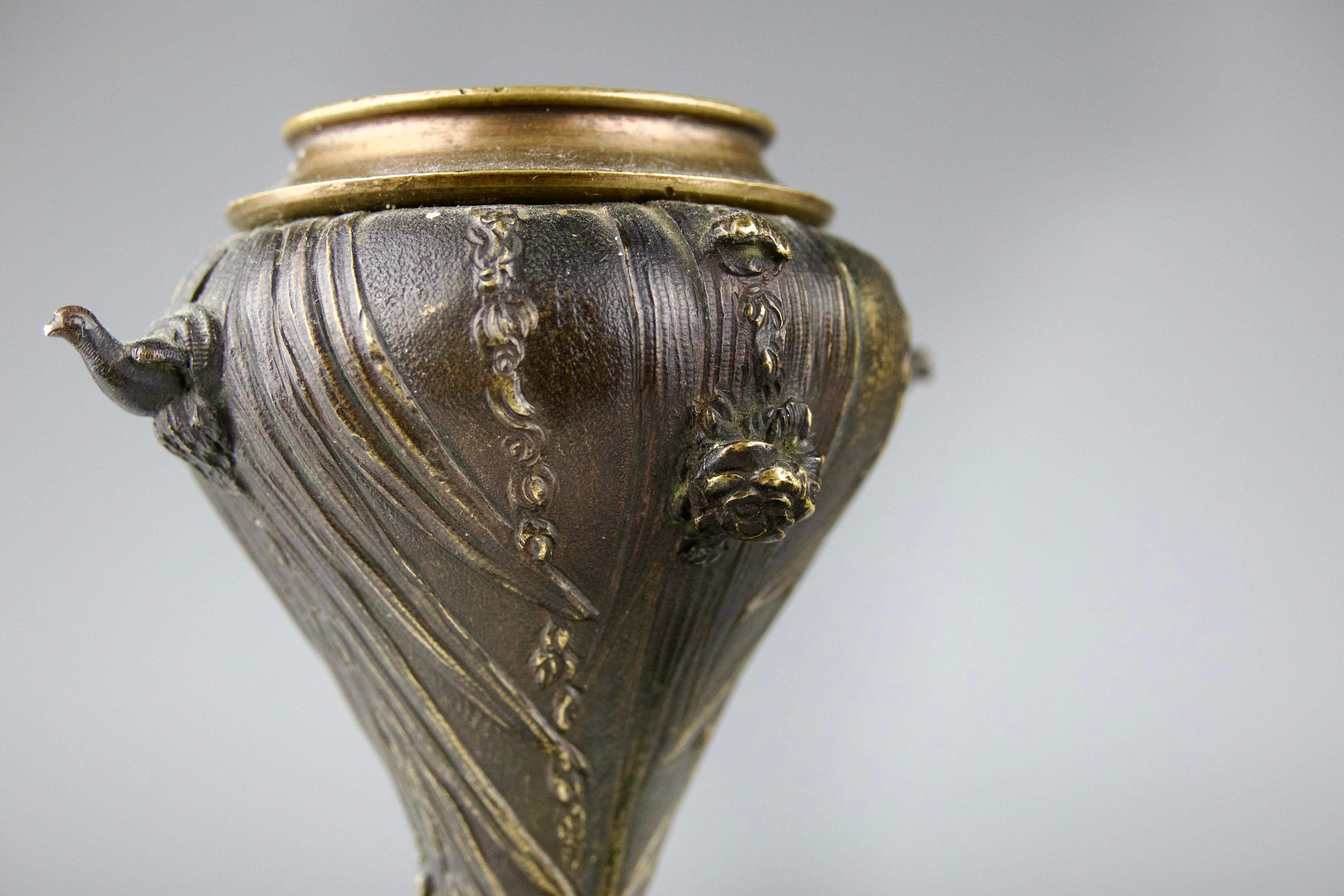 Porte-bougies Leblanc Barbedienne, fin des années 1800, France en vente 1