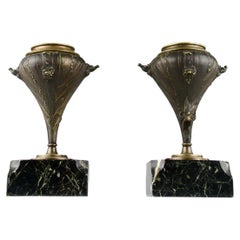 Leblanc Barbedienne, Candle Holders, Late 1800s France