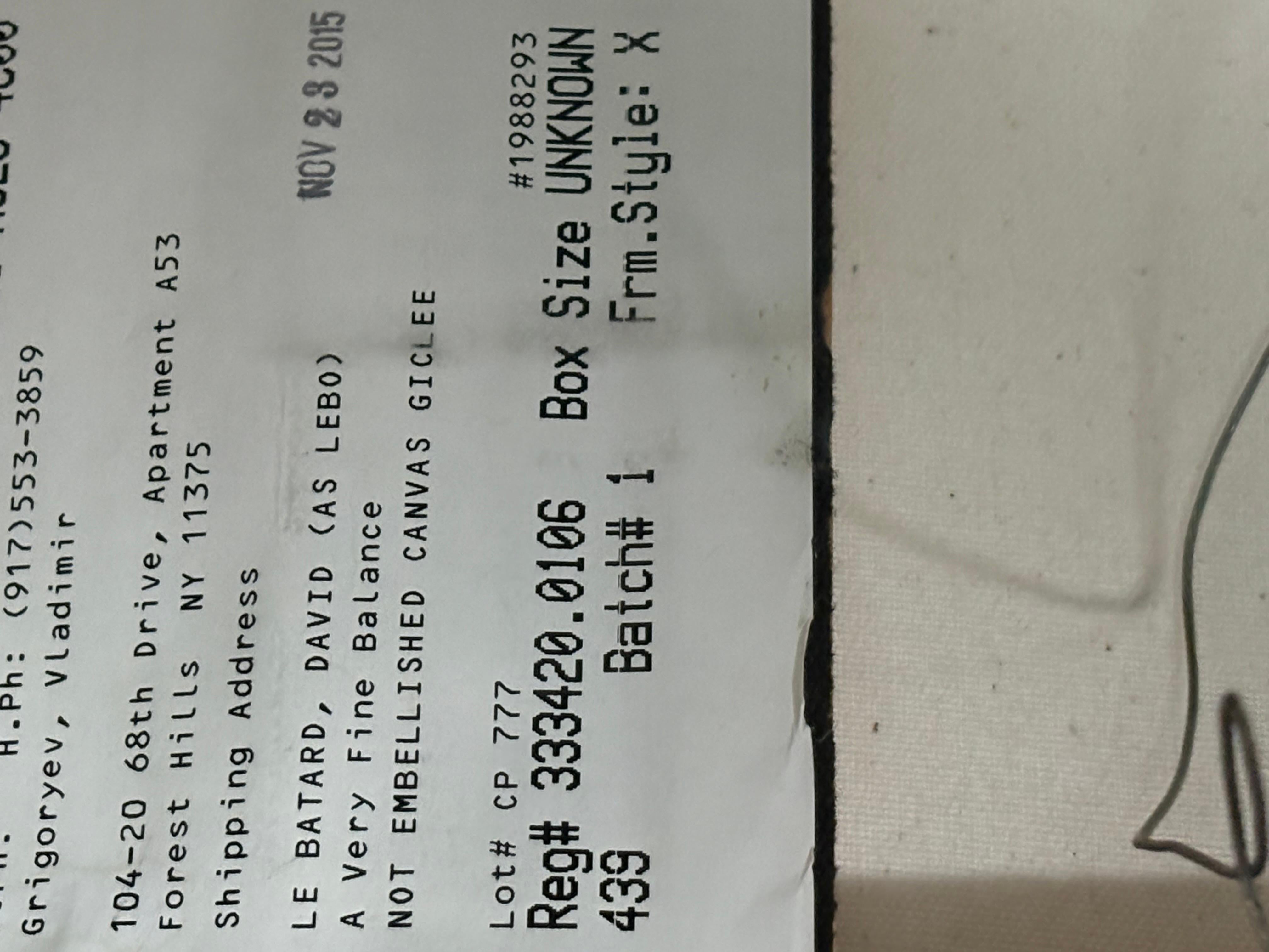 Un équilibre très fin en vente 7
