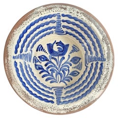 Lebrillo, Spanish Large Fajalauza Ceramic Bowl - 11.8in