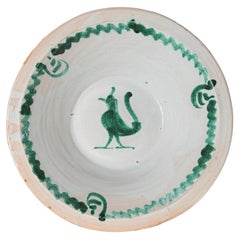 Lebrillo, Spanish Large Fajalauza Ceramic Bowl - 13.8 in