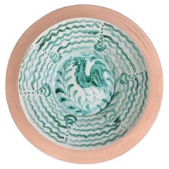 Lebrillo, Spanish Large Fajalauza Ceramic Bowl - 13in