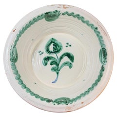 Lebrillo, Spanish Large Fajalauza Ceramic Bowl - 15.1in