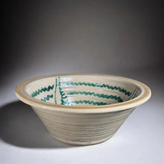 Lebrillo, Spanish Large Fajalauza Ceramic Bowl - 15.5