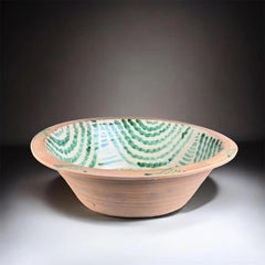 Lebrillo, Spanish Large Fajalauza Ceramic Bowl - 15.7in
