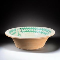 Lebrillo, Spanish Large Fajalauza Ceramic Bowl - 15.7in