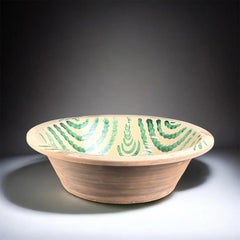 Lebrillo, Spanish Large Fajalauza Ceramic Bowl - 15.8in