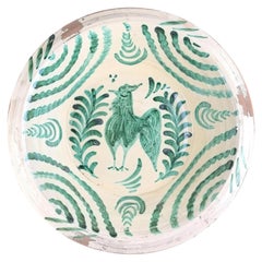 Lebrillo, Spanish Large Fajalauza Ceramic Bowl - 15.8in