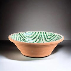Lebrillo, Spanish Large Fajalauza Ceramic Bowl - 16in