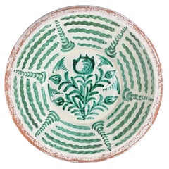 Lebrillo, Spanish Large Fajalauza Ceramic Bowl - 16in