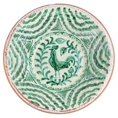 Lebrillo, Spanish Large Fajalauza Ceramic Bowl - 16in