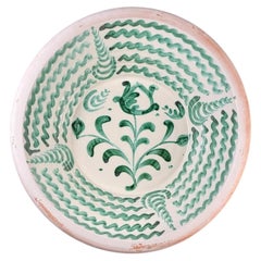 Lebrillo, Spanish Large Fajalauza Ceramic Bowl - 17.1 in