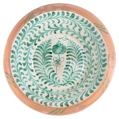 Lebrillo, Spanish Large Fajalauza Ceramic Bowl - 17in