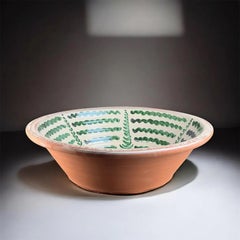 Lebrillo, Spanish Large Fajalauza Ceramic Bowl - 19.7"