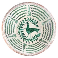 Lebrillo, Spanish Large Fajalauza Ceramic Bowl - 19.7"