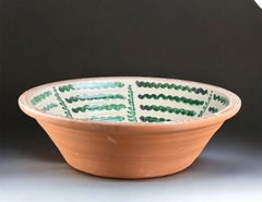 Lebrillo, Spanish Large Fajalauza Ceramic Bowl - 19.7in