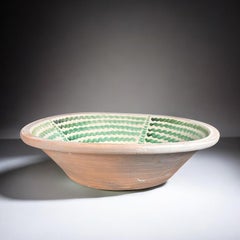Lebrillo, Spanish Large Fajalauza Ceramic Bowl - 20"