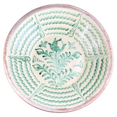 Lebrillo, Spanish Large Fajalauza Ceramic Bowl - 20"